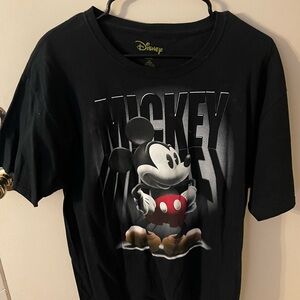 Disney Mickey Mouse shirt, black, large